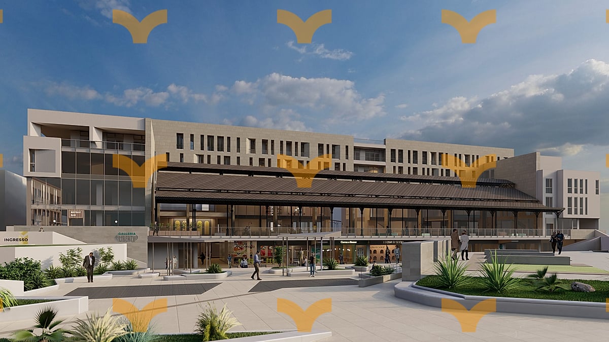 Render — Lecce, Galleria Liberty Piazza Tito Schipa Uffici