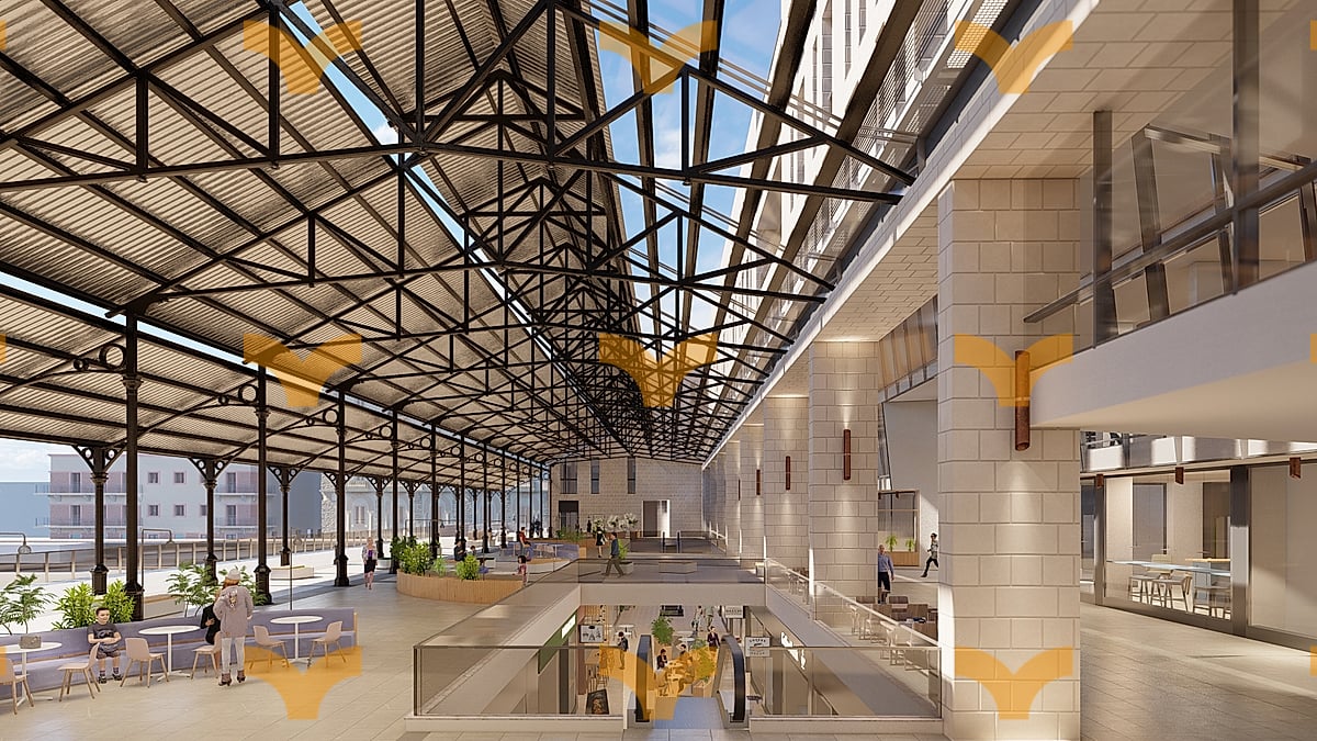 Render — Lecce, Galleria Liberty Piazza Tito Schipa Uffici