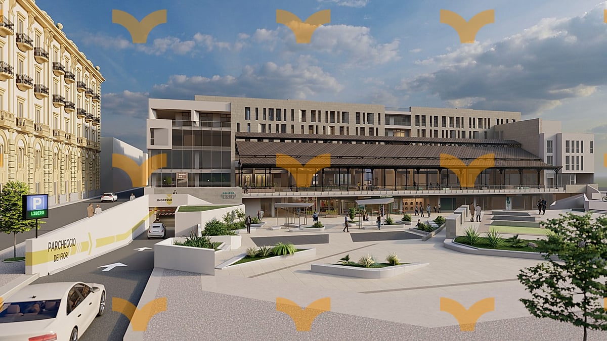 Render — Lecce, Galleria Liberty Piazza Tito Schipa Uffici