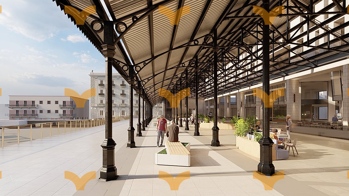 Render — Lecce, Galleria Liberty Piazza Tito Schipa Uffici