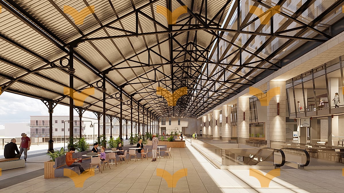 Render — Lecce, Galleria Liberty Piazza Tito Schipa Uffici