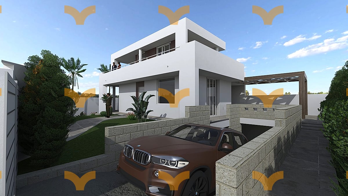 Render — Lecce – Residence Le Colline, villa C