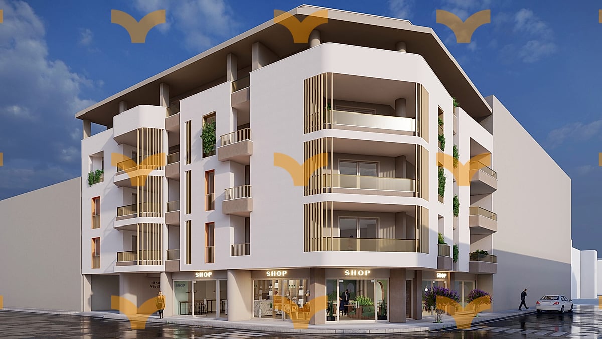 Render — Lecce – Residence via S. Grande – Int. A07 box 10 piano 3