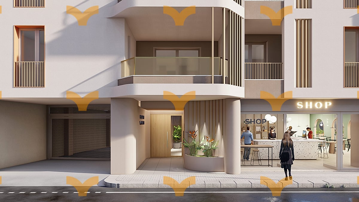 Render — Lecce – Residence via S. Grande – Int. A07 box 10 piano 3