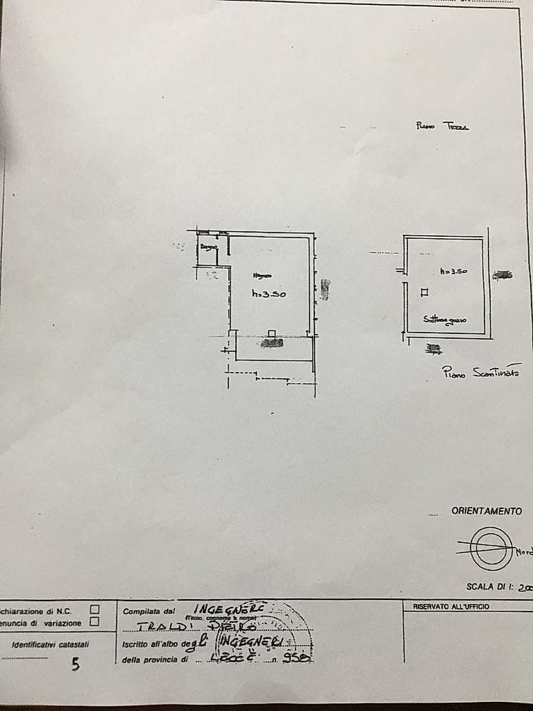 Planimetria — Collepasso, via Marconi – Locale Commerciale/negozio